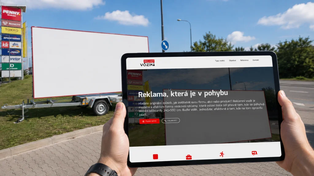 Reklamní Vozík