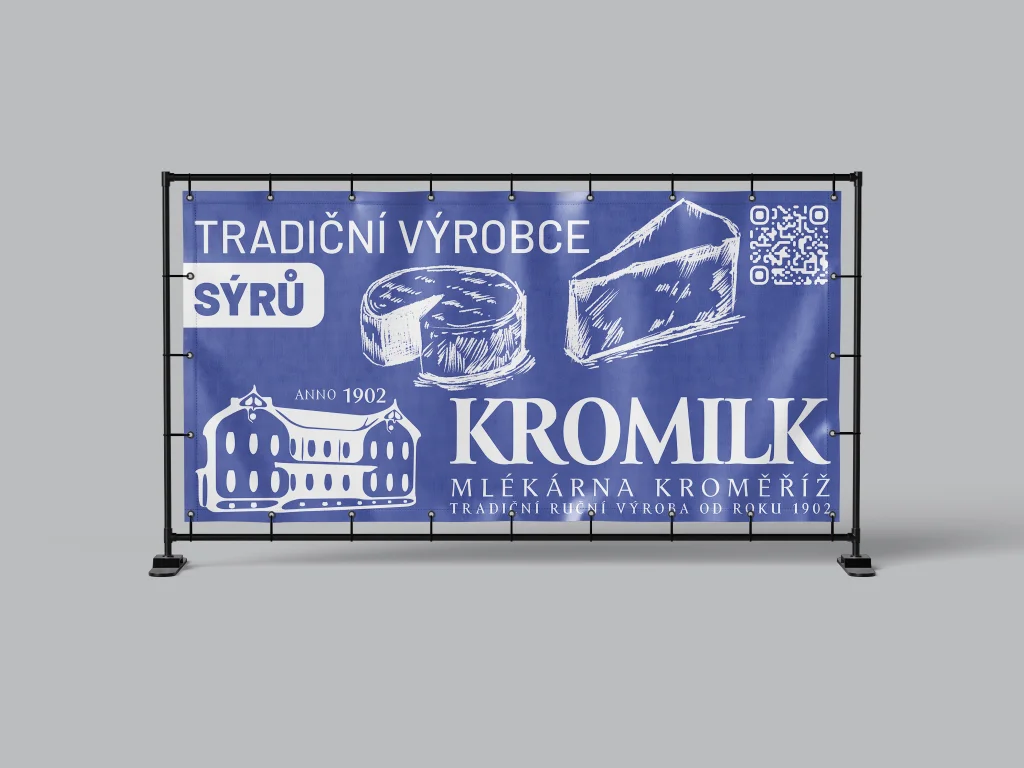 Kromilk – reklamní banner