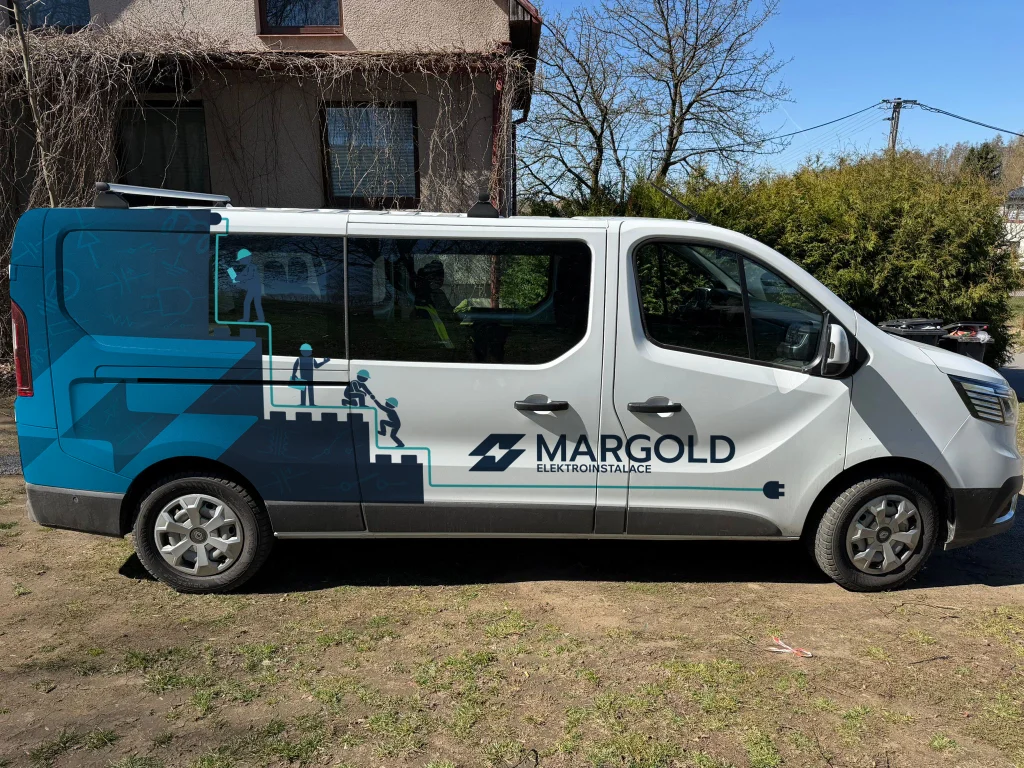 Margold – polep firemního vozu