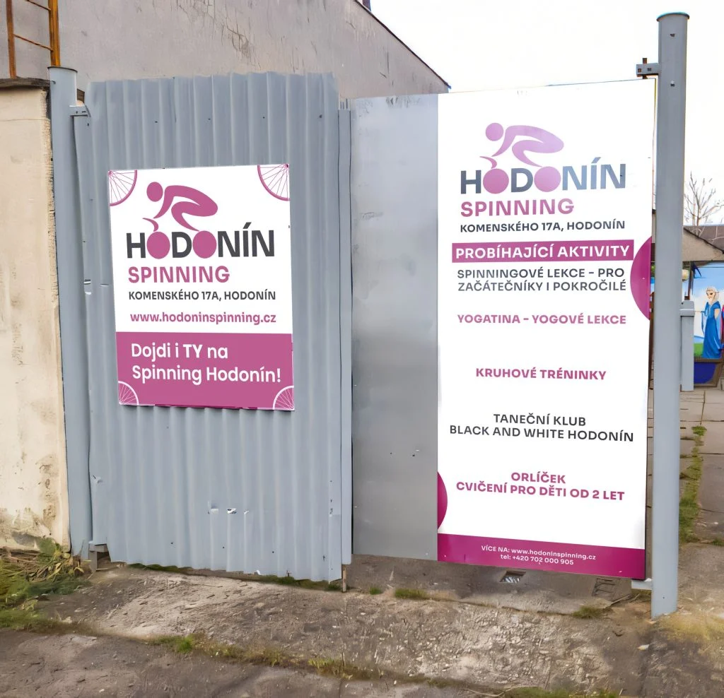 Hodonín Spinning – prezentační grafika