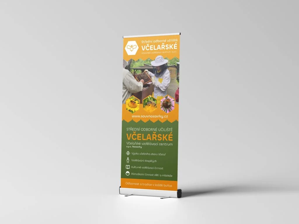 SOU Včelařská – prezentační roll-upy