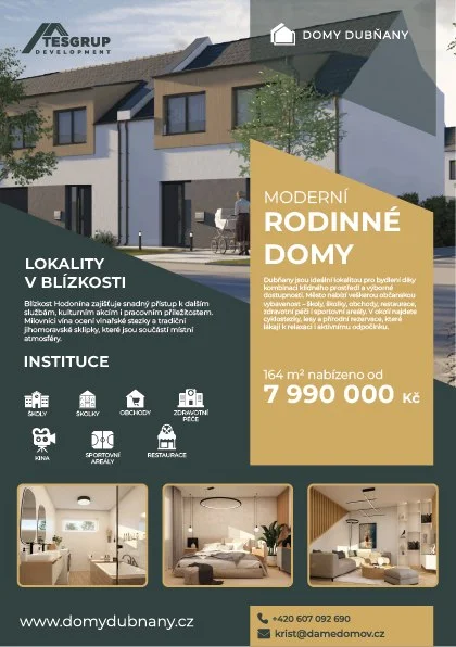 Leták Domy Dubňany